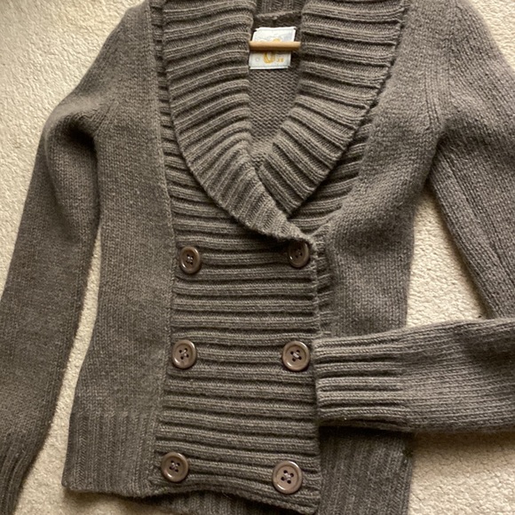 TNA lambswool sweater with bottons front - Picture 4 of 15